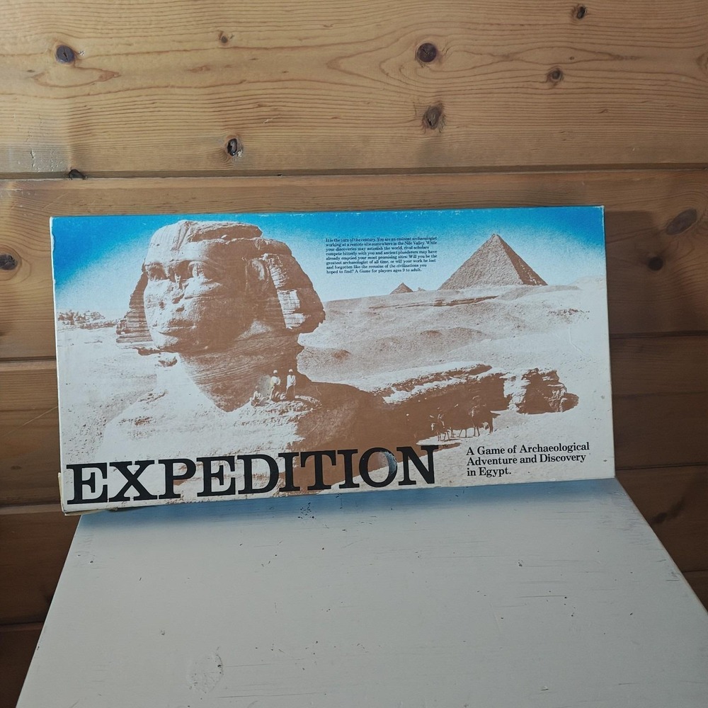 Vintage 1980 Expedition Board Game Of Archaeological Adventure & Discovery Egypt